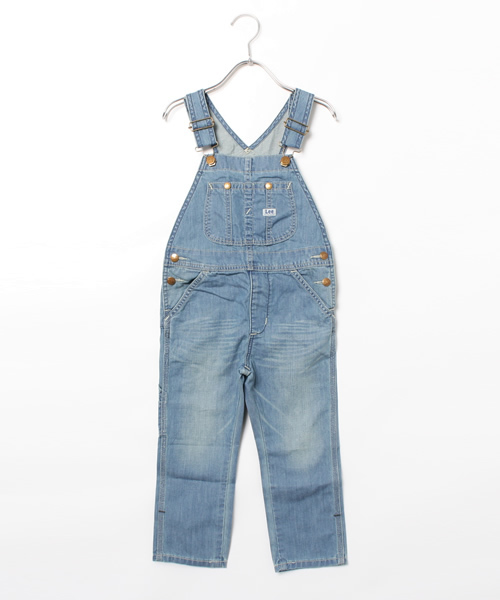 Lee（リー）の「【Lee×CIAOPANICTYPY】コラボデニムオーバーオール（デニムパンツ・キッズ・ブルー/ネイビー/その他18/ホワイト・115/130/145/100）」の3枚目の写真