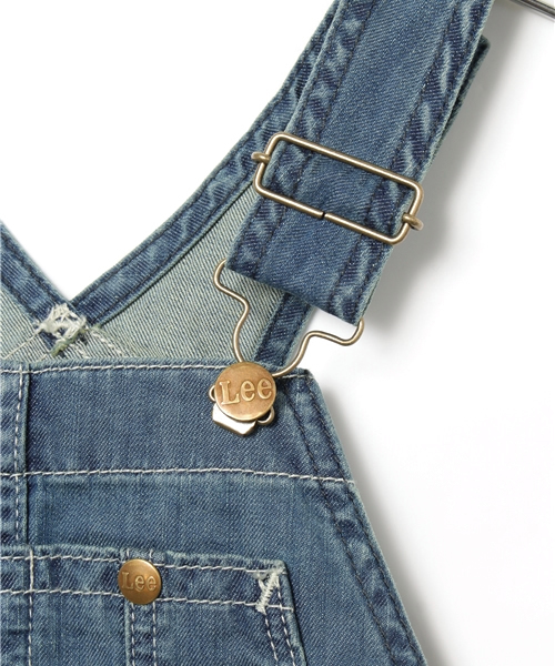 Lee（リー）の「【Lee×CIAOPANICTYPY】コラボデニムオーバーオール（デニムパンツ・キッズ・ブルー/ネイビー/その他18/ホワイト・115/130/145/100）」の9枚目の写真