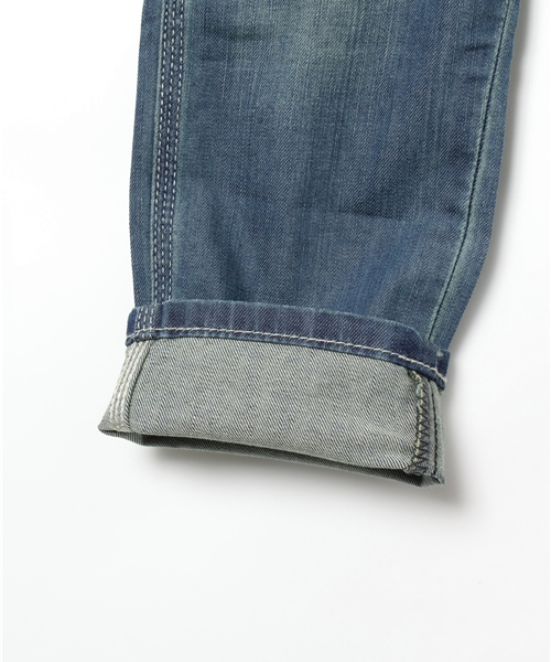 Lee（リー）の「【Lee×CIAOPANICTYPY】コラボデニムオーバーオール（デニムパンツ・キッズ・ブルー/ネイビー/その他18/ホワイト・115/130/145/100）」の12枚目の写真