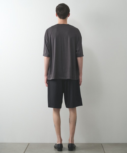KANEMASA PHIL.(カネマサフィル)の「【KANEMASA PHIL.】別注 36G Wool SS Tee(Tシャツ/カットソー・メンズ・ダークグレー・L/M)」の2枚目の写真