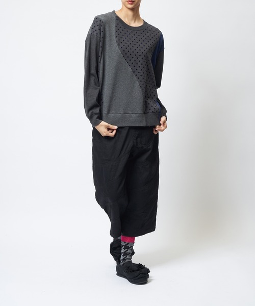 gomme（ゴム）の「ドットウェーブＴ（Tシャツ/カットソー・レディース・ピンク/ネイビー/ブラック・MEDIUM）」の14枚目の写真