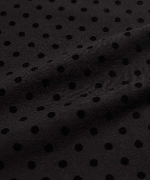 gomme（ゴム）の「ドットウェーブＴ（Tシャツ/カットソー・レディース・ピンク/ネイビー/ブラック・MEDIUM）」の19枚目の写真