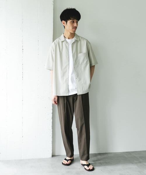 URBAN RESEARCH DOORS(アーバンリサーチドアーズ)の「ステッチクリース テーパードトラウザー(その他パンツ・メンズ・ブラウン/ネイビー・MEDIUM/LARGE)」の8枚目の写真