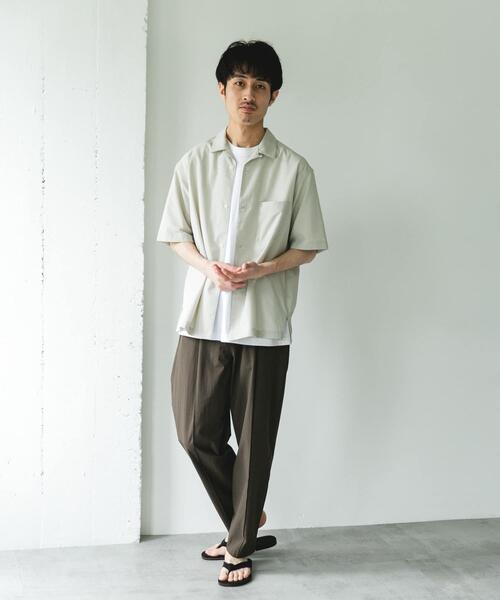 URBAN RESEARCH DOORS(アーバンリサーチドアーズ)の「ステッチクリース テーパードトラウザー(その他パンツ・メンズ・ブラウン/ネイビー・MEDIUM/LARGE)」の9枚目の写真