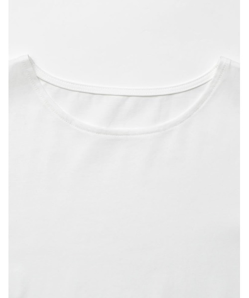 MEISM（ミズム）の「[2026 SUMMER COLLECTION][MEISM by Re:EDIT]チュールペプラムチュニックカットトップス（Tシャツ/カットソー・レディース・ブラック/ホワイト系その他/ブラック系その他/ホワイト・LARGE/MEDIUM）」の17枚目の写真