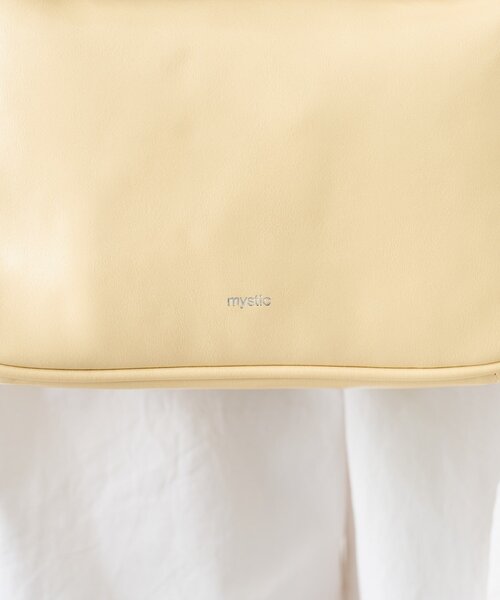 mystic（ミスティック）の「結び目ハンドルBAG（トートバッグ・レディース・アイボリー/イエロー・ONE SIZE）」の11枚目の写真