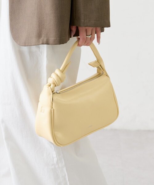 mystic（ミスティック）の「結び目ハンドルBAG（トートバッグ・レディース・アイボリー/イエロー・ONE SIZE）」の12枚目の写真