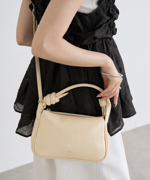 mystic（ミスティック）の「結び目ハンドルBAG（トートバッグ・レディース・アイボリー/イエロー・ONE SIZE）」の15枚目の写真