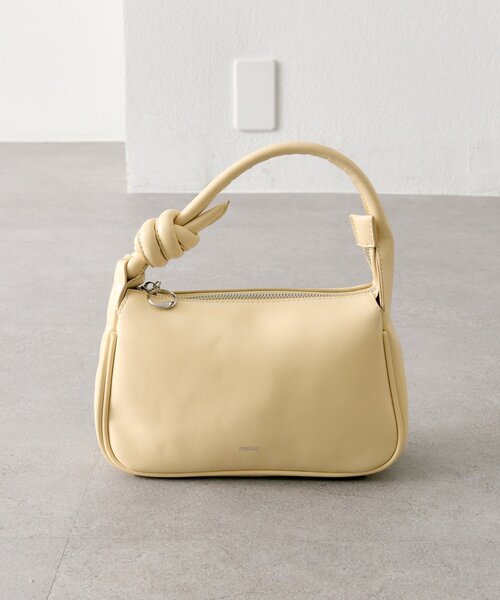 mystic（ミスティック）の「結び目ハンドルBAG（トートバッグ・レディース・アイボリー/イエロー・ONE SIZE）」の18枚目の写真