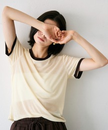 Trish | シアーリンガーTシャツ(Tシャツ/カットソー)