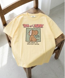 【TOM&JERRY/トムとジェリー】キャラクター フロント&バックプリント半袖Tシャツ(DRY) ユニセックス