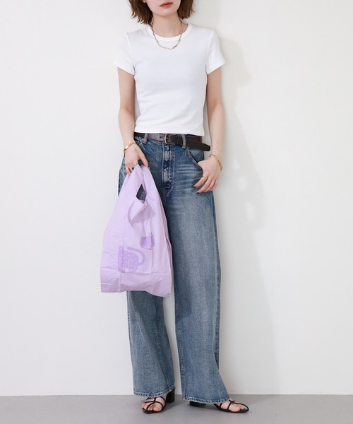 392 plusm(サンキューニプリュスエム)の「392plusm 392PLUSM TC ECO BAG_S サンキューニプリュスエム TC エコバッグ S(エコバッグ/サブバッグ・メンズ・ブラック系1/パープル系1/グリーン系9・ONE)」の18枚目の写真
