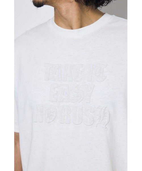 AZUL by moussy(アズールバイマウジー)の「エンボスロゴTシャツ(Tシャツ/カットソー・メンズ・ホワイト/ライトブルー/ライトブラック・LARGE/MEDIUM)」の19枚目の写真