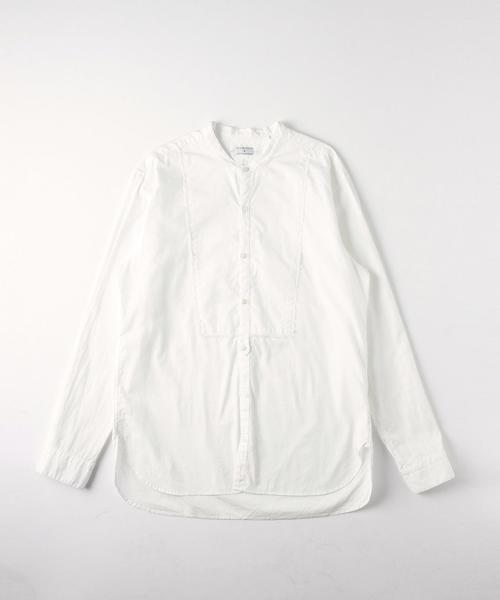 UNITED ARROWS(ユナイテッドアローズ)の「<NW+UA(ニックウースター+ユナイテッドアローズ)> OX BOSOM BAND †◆(シャツ/ブラウス・メンズ・ホワイト・L/S/M/XL)」の1枚目の写真