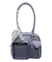 WEGO/きらふわスイートドットぬい痛ボストンバッグ