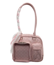 WEGO/きらふわスイートドットぬい痛ボストンバッグ
