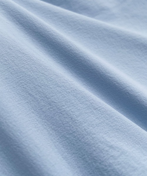 DAY CLOSET（デイ クローゼット）の「【UPF50+/ひんやり冷たい接触冷感】長袖レギュラーカラーオーバーサイズアシメヘム開襟シャツ レディース（シャツ/ブラウス・レディース・イエロー/ホワイト/ブルー/ピンク・FREE）」の10枚目の写真