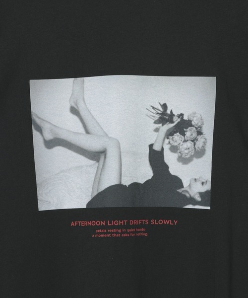 LEPSIM(レプシィム)の「アソートフォトプリントT 898359(Tシャツ/カットソー・レディース・ブラック/オフホワイト/ホワイト/チャコールグレー・FREE)」の19枚目の写真