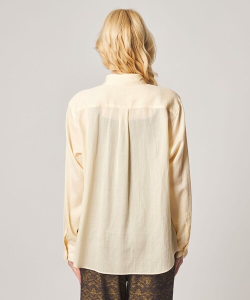 Steven Alan(スティーブンアラン)の「<Steven Alan>ドビー サテン シャツ(シャツ/ブラウス・レディース・ブラック/ピンク/ナチュラル・S/M)」の15枚目の写真
