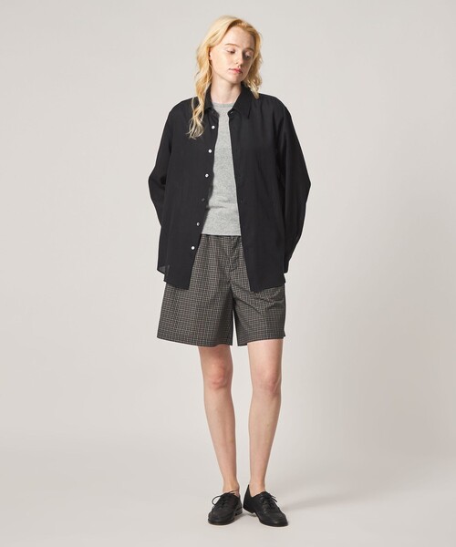 Steven Alan(スティーブンアラン)の「<Steven Alan>ドビー サテン シャツ(シャツ/ブラウス・レディース・ブラック/ピンク/ナチュラル・S/M)」の16枚目の写真
