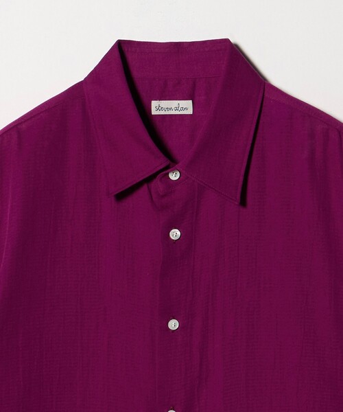 Steven Alan(スティーブンアラン)の「<Steven Alan>ドビー サテン シャツ(シャツ/ブラウス・レディース・ブラック/ピンク/ナチュラル・S/M)」の22枚目の写真