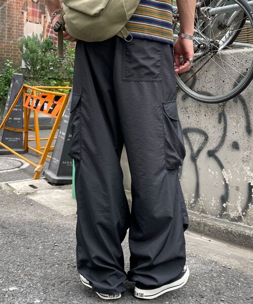 CIAOPANIC(チャオパニック)の「ナイロンタックカーゴパンツ(その他パンツ・メンズ・カーキ/ブラック・MEDIUM/LARGE)」の5枚目の写真