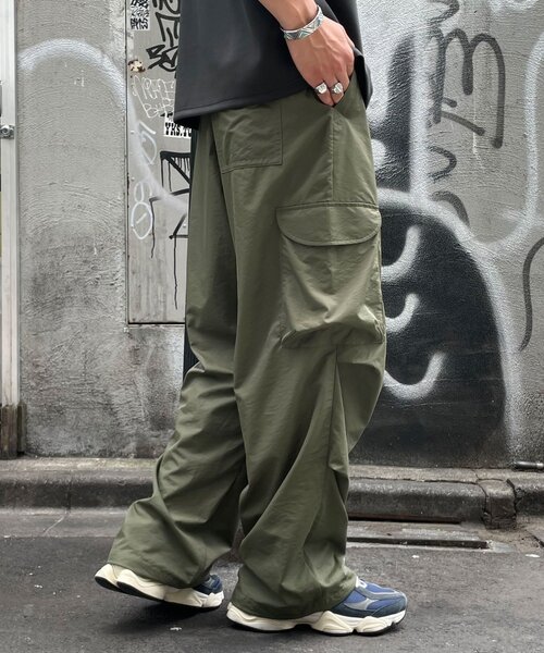 CIAOPANIC(チャオパニック)の「ナイロンタックカーゴパンツ(その他パンツ・メンズ・カーキ/ブラック・MEDIUM/LARGE)」の10枚目の写真