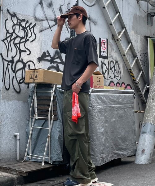CIAOPANIC(チャオパニック)の「ナイロンタックカーゴパンツ(その他パンツ・メンズ・カーキ/ブラック・MEDIUM/LARGE)」の13枚目の写真
