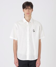 カラミクレストブリッジチェックハーフスリーブシャツ（シャツ
