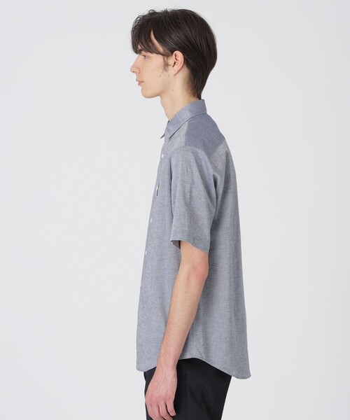 BLACK LABEL CRESTBRIDGE(ブラックレーベル・クレストブリッジ)の「コーギーワッペンハーフスリーブシャツ(シャツ/ブラウス・メンズ・オフホワイト/ブルー/ネイビー・XL/M/L/S)」の11枚目の写真