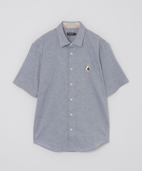 BLACK LABEL CRESTBRIDGE(ブラックレーベル・クレストブリッジ)の「コーギーワッペンハーフスリーブシャツ(シャツ/ブラウス・メンズ・オフホワイト/ブルー/ネイビー・XL/M/L/S)」の15枚目の写真