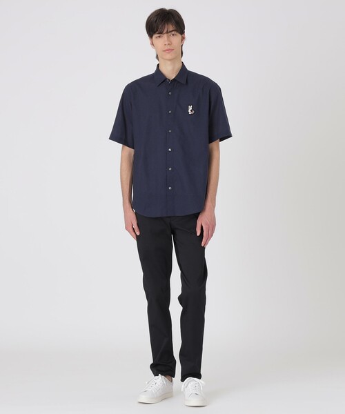 BLACK LABEL CRESTBRIDGE(ブラックレーベル・クレストブリッジ)の「コーギーワッペンハーフスリーブシャツ(シャツ/ブラウス・メンズ・オフホワイト/ブルー/ネイビー・XL/M/L/S)」の16枚目の写真