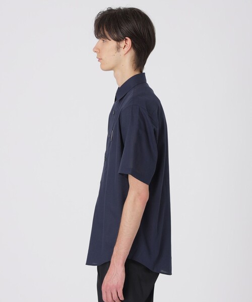 BLACK LABEL CRESTBRIDGE(ブラックレーベル・クレストブリッジ)の「コーギーワッペンハーフスリーブシャツ(シャツ/ブラウス・メンズ・オフホワイト/ブルー/ネイビー・XL/M/L/S)」の17枚目の写真