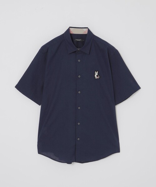 BLACK LABEL CRESTBRIDGE(ブラックレーベル・クレストブリッジ)の「コーギーワッペンハーフスリーブシャツ(シャツ/ブラウス・メンズ・オフホワイト/ブルー/ネイビー・XL/M/L/S)」の21枚目の写真