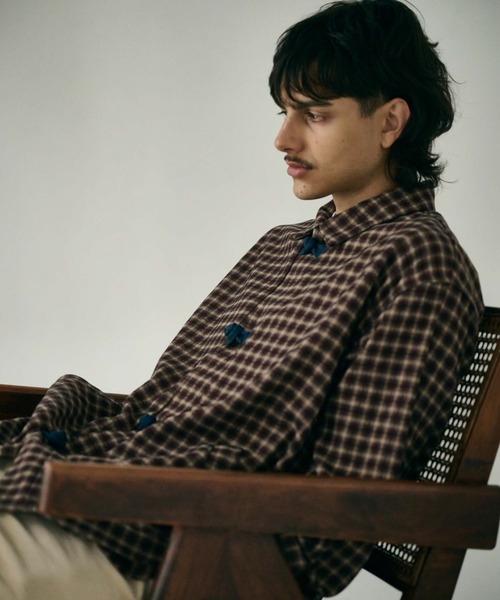 Kelen(ケレン)の「「KELEN MENS / ケレン メンズ」BRETON(シャツ/ブラウス・メンズ・ブラック/ブラウン/グレイッシュベージュ・42/38/40)」の22枚目の写真
