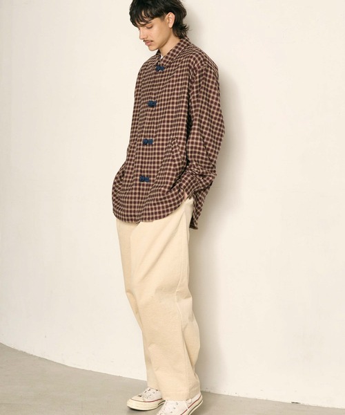 Kelen(ケレン)の「「KELEN MENS / ケレン メンズ」BRETON(シャツ/ブラウス・メンズ・ブラック/ブラウン/グレイッシュベージュ・42/38/40)」の6枚目の写真