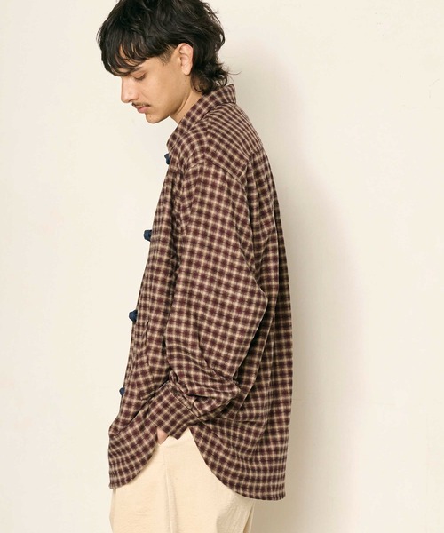 Kelen(ケレン)の「「KELEN MENS / ケレン メンズ」BRETON(シャツ/ブラウス・メンズ・ブラック/ブラウン/グレイッシュベージュ・42/38/40)」の7枚目の写真