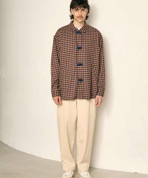 Kelen(ケレン)の「「KELEN MENS / ケレン メンズ」BRETON(シャツ/ブラウス・メンズ・ブラック/ブラウン/グレイッシュベージュ・42/38/40)」の10枚目の写真