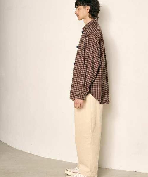 Kelen(ケレン)の「「KELEN MENS / ケレン メンズ」BRETON(シャツ/ブラウス・メンズ・ブラック/ブラウン/グレイッシュベージュ・42/38/40)」の11枚目の写真