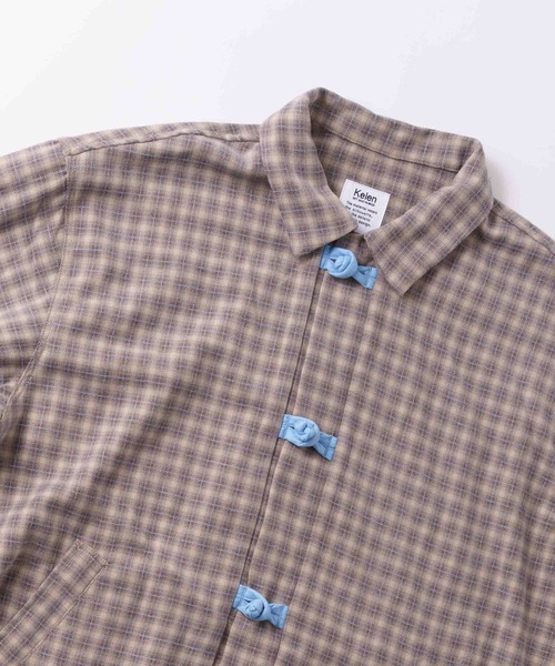 Kelen(ケレン)の「「KELEN MENS / ケレン メンズ」BRETON(シャツ/ブラウス・メンズ・ブラック/ブラウン/グレイッシュベージュ・42/38/40)」の17枚目の写真