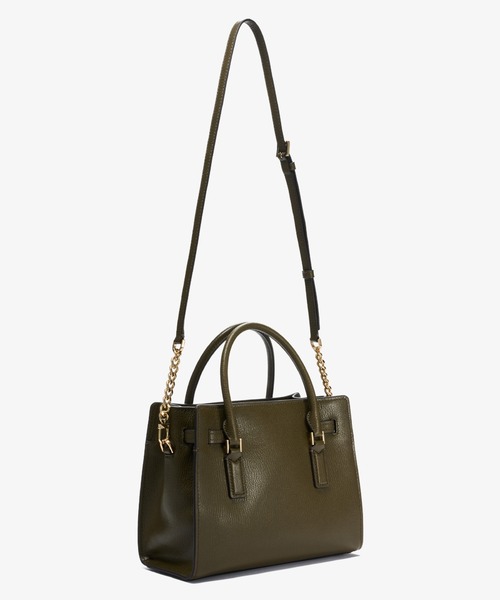 MICHAEL KORS(マイケルコース)の「HAMILTON MODERNE レザー クロスボディバッグ スモール(ハンドバッグ・レディース・グリーン系・FREE)」の2枚目の写真