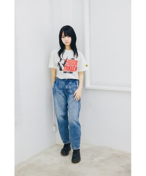 沖縄やくざ戦争(ラッパ呑みバニラホワイト)（Tシャツ/カットソー