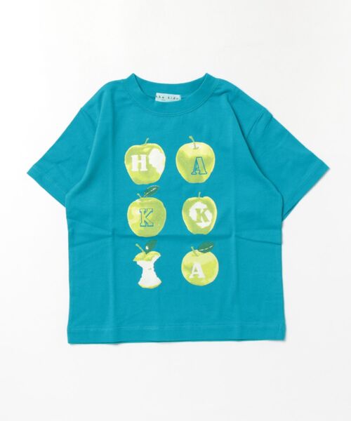 HAKKA KIDS（ハッカキッズ）の「フロントプリントTシャツ（Tシャツ/カットソー・キッズ・イエロー/ブルー・100cm/110cm/120cm/130cm）」の2枚目の写真