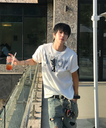 GIMOR（ギマー）の「Classic Logo Tee White（Tシャツ/カットソー）」