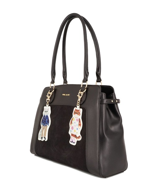 PAUL & JOE ACCESSOIRES(ポールアンドジョーアクセソワ)の「PAUL & JOE ACCESSOIRES (ポール&ジョーアクセソワ)トートバッグ PJA-B1473 BAG WITH GIPSY&NOUNETTE CHARM(トートバッグ・レディース・ブラウン/ブラック・FREE)」の11枚目の写真