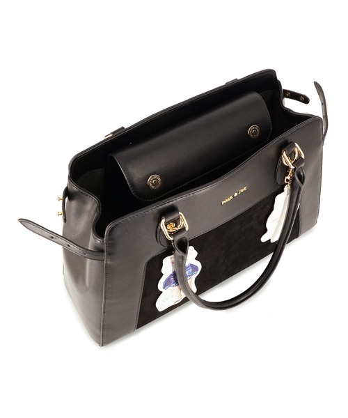 PAUL & JOE ACCESSOIRES(ポールアンドジョーアクセソワ)の「PAUL & JOE ACCESSOIRES (ポール&ジョーアクセソワ)トートバッグ PJA-B1473 BAG WITH GIPSY&NOUNETTE CHARM(トートバッグ・レディース・ブラウン/ブラック・FREE)」の14枚目の写真