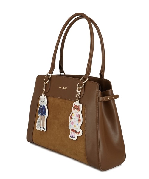 PAUL & JOE ACCESSOIRES(ポールアンドジョーアクセソワ)の「PAUL & JOE ACCESSOIRES (ポール&ジョーアクセソワ)トートバッグ PJA-B1473 BAG WITH GIPSY&NOUNETTE CHARM(トートバッグ・レディース・ブラウン/ブラック・FREE)」の18枚目の写真