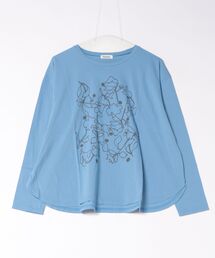 Plantation | ラインフラワードットT / S(Tシャツ/カットソー)