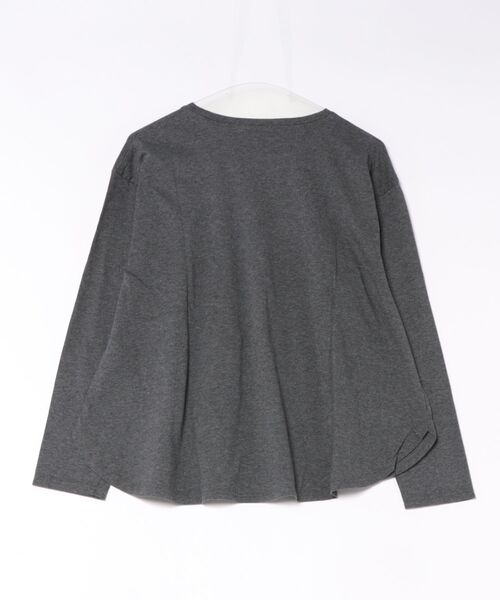 Plantation(プランテーション)の「ラインフラワードットT / S(Tシャツ/カットソー・レディース・ブルー/ダークグレー・M size)」の3枚目の写真