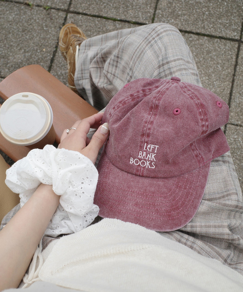 SLOBE IENA（スローブイエナ）の「Left Bank Books SLOBE別注 キャップ（キャップ・レディース・ピンク/ブルー/ライトグレー/ベージュ系その他・FREE）」の4枚目の写真